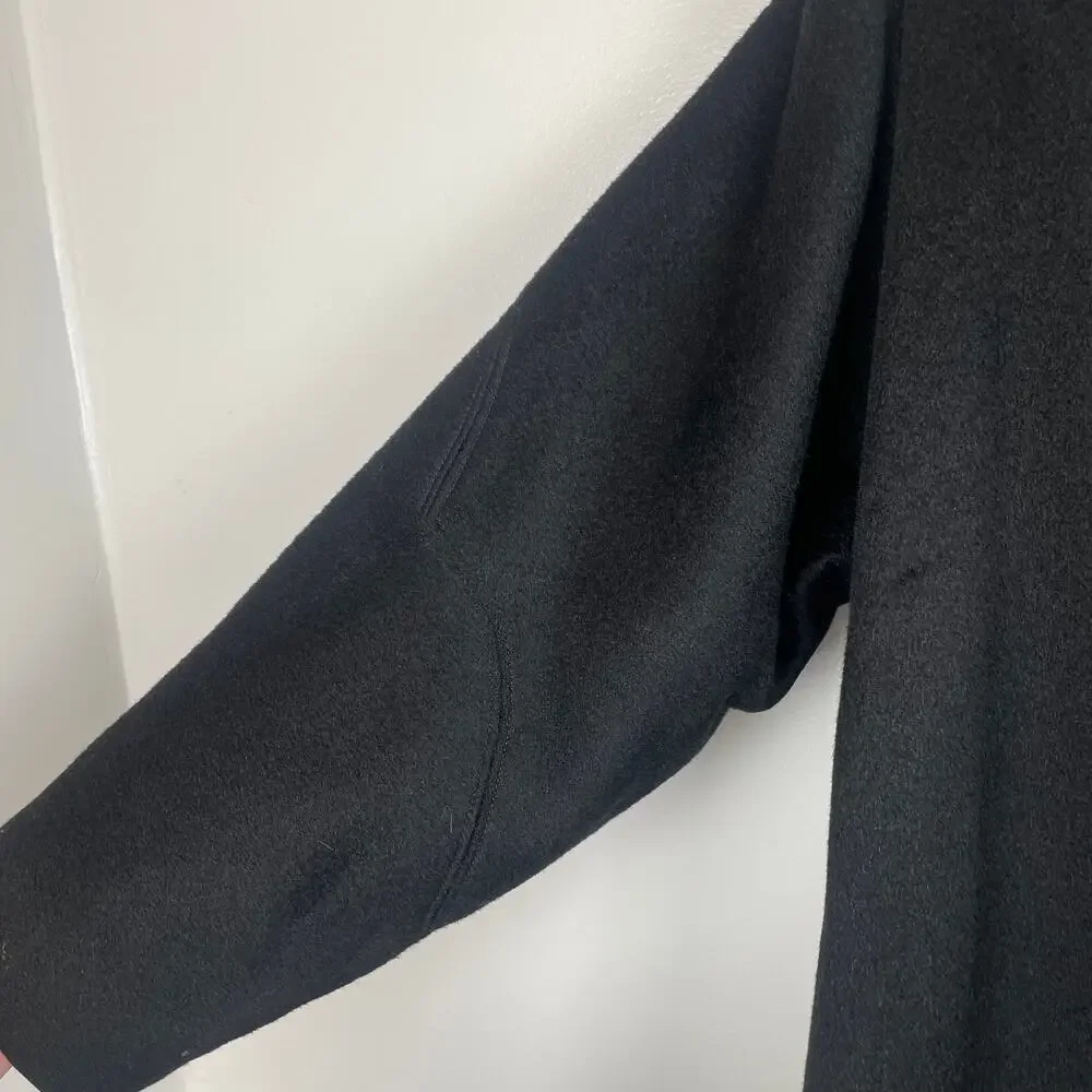 VINTAGE DEL MAR by RICE Black Coat-Women's Size Small/Medium - Picture 3 of 5